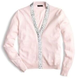 J. Crew Sequins Harlow Cardigan size S // 0259